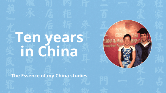 ten years tcm study in china