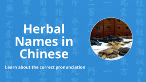herbal names in chinese