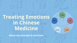learn about treating emotions in chinese medicine
