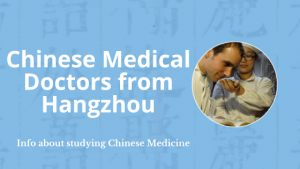 Chinese medical doctors in Hangzhou